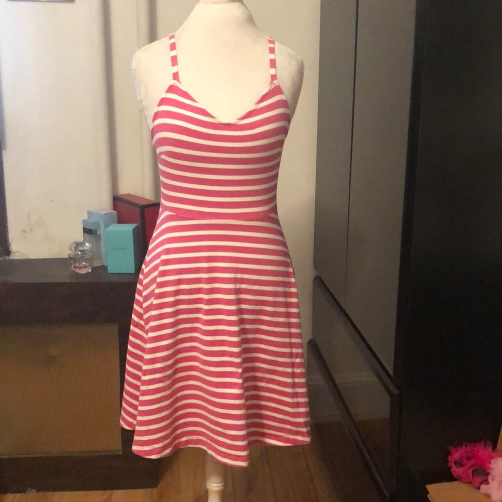 🆑FINAL PRICE‼️ Pink and white striped sundress